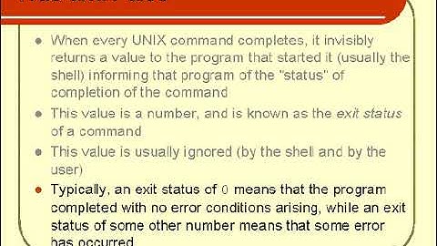 True and False  - Shell Scripting -30