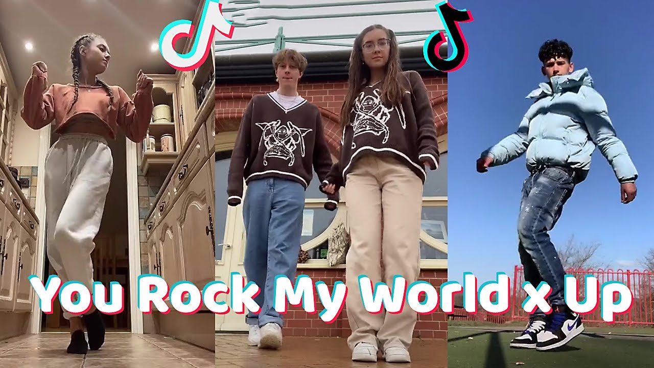You Rock My World x Up TikTok Dance Challenge Compilation - YouTube