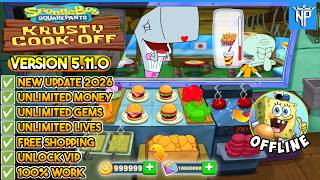 UPDATE! SpongeBob Krusty Cook-Off Mod APK v5.11.0 Newest 2026 - Unlimited Money Free Shopping screenshot 4