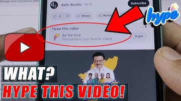 What is hype a video feature on youtube?