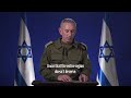 RAdm. Daniel Hagari Addressing Hezbollah’s Continued Aggression