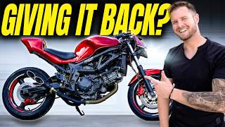 FULL COST // Was the $150 2002 Suzuki SV650 Project Actually Worth It? (Giving Alex his Bike Back?)