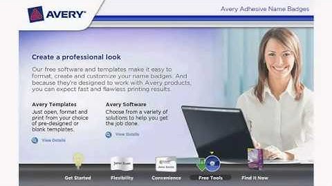 Avery® Adhesive Name Badges