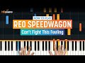 How To Play "Can't Fight This Feeling" by REO Speedwagon | HDpiano (Part 1) Piano Tutorial