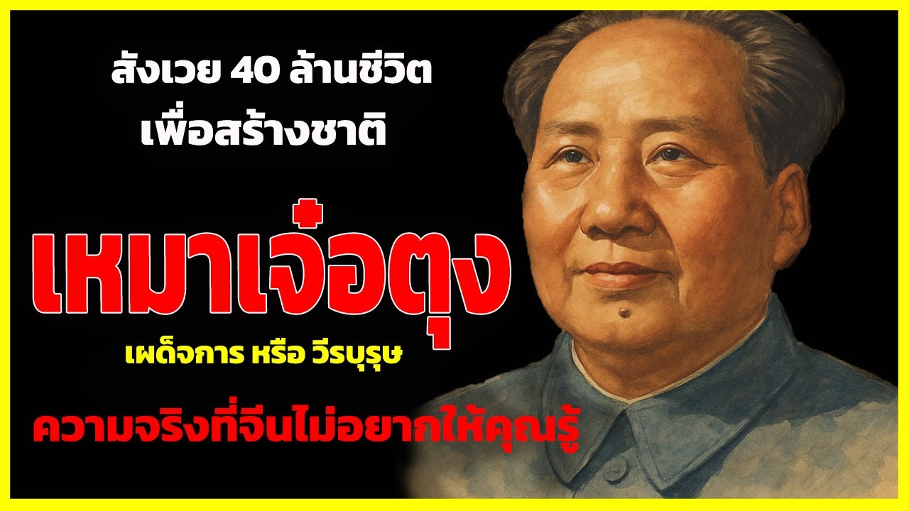 สังเวย 40 ล้านชีวิตเพื่อสร้างชาติ  เหมาเจ๋อตุง เทพเจ้า หรือปีศาจ | รู้ไว้ใช่ว่า | เผด็จการที่รัก