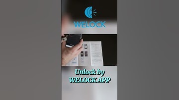 How to unlock your WELOCK smart lock by WELOCK APP? #welock #smartlock #diy #electroniclock  #wifi