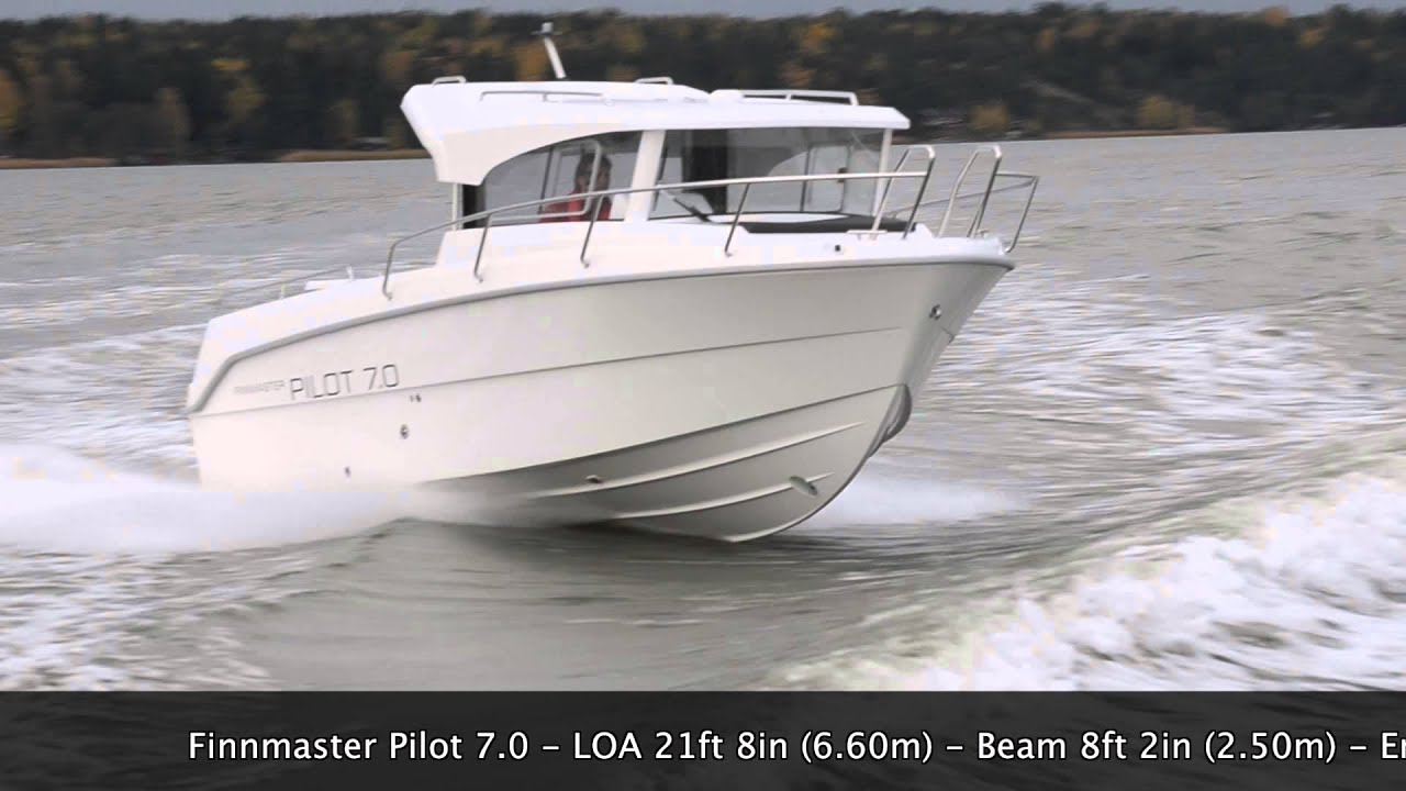 motor boats monthly's finnmaster pilot 7.0 boat test video