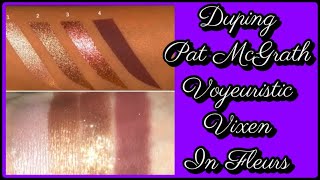 Duping Pat McGrath new quad palette Voyeuristic Vixen Venus In Fleurs. Ft Denona, Clionadh, Tilbury