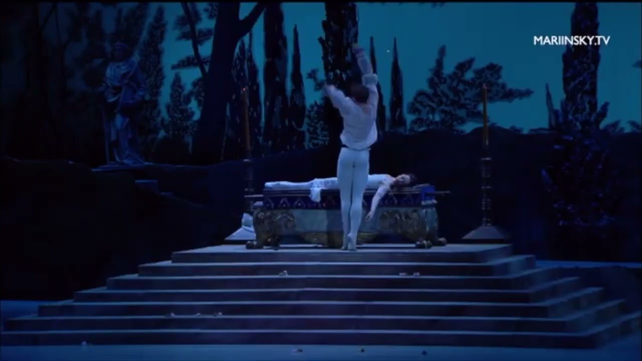 Diana Vishneva y Vladimir Shklyarov, escena final de Romeo y Julieta