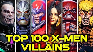 Top 100 XMen Villains Of All Time – Backstories, Powers And Personalities  Explored