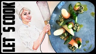 ✿ LET`S COOK ✿ Соус ГРИБИШ (FR) со спаржей и копчёным лососем ♥ ✿ LET`S COOK ✿ Соус ГРИБИШ (FR) со спаржей и копчёным лососем ♥