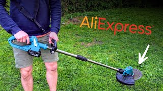 Yofidra / OneVan Cordless Grass Trimmer Lawn Mower - REVIEW & TEST - Fits 18v Makita Batteries