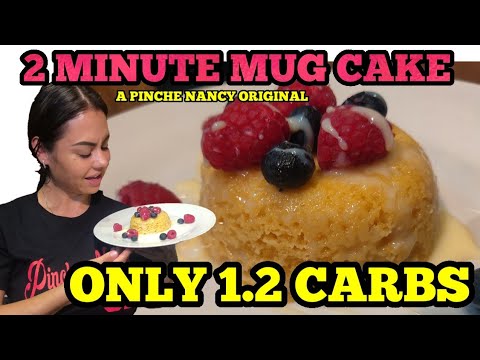 1.2 CARB KETO MUG CAKE!!! ORIGINAL RECIPE