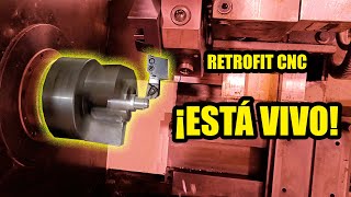 CNC Lathe RETROFIT 2 🔩🔥 | First Chips! | #cnc #lathe #retrofit