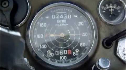 Test Smiths Chronometric Speedo on Motorcycle