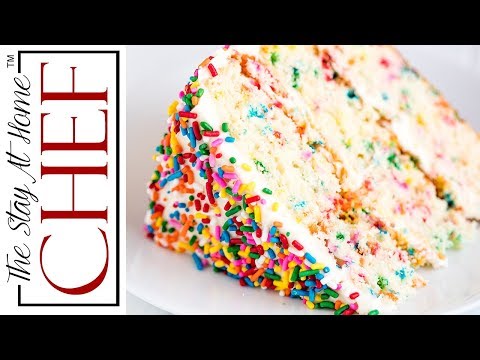 how-to-make-the-most-amazing-funfetti-birthday-cake-|-the-stay-at-home-chef