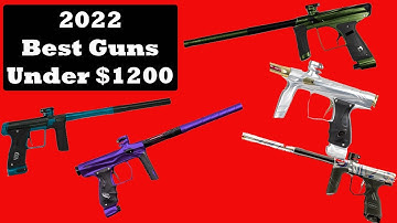 PUNISHERS PICKS | 2022 Best Paintball Guns Under $1200 | HK Shocker AMP, Gtek 170r, Dye DSR+ and XDR