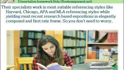 Dissertation homework help