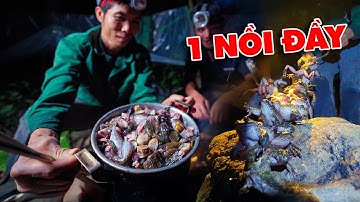 VƯỢT QUA NGỌN THÁC 300M, TÌM ĐẾN CON SUỐI CÓ NHIỀU ẾCH ĐÁ TRONG RỪNG SÂU.