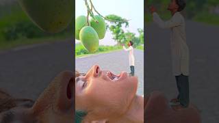 Mini Human vs Giant Mango 🥭 😱 Creative Videography Magic #Shorts #videography #cartoon