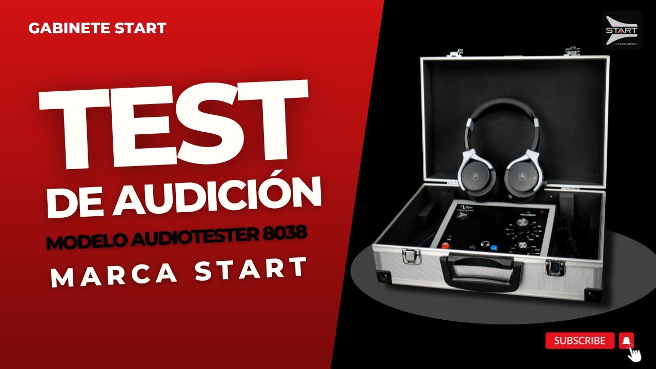 Test de Audición MODELO AUDIOTESTER 8038 / MARCA START - YouTube