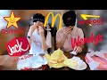 GUESSING FAST FOOD BURGERS **BLINDFOLD CHALLENGE**