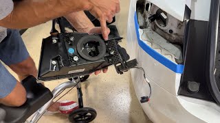 How to change out your motorized charge port door 1038548-00-I on a Tesla Model S or X.