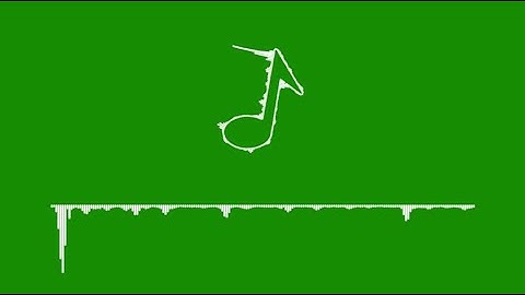 Amazing green screen music audio spectrum video footage