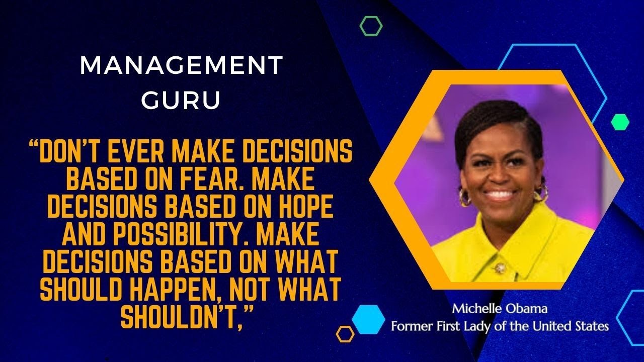 Michelle Obama''s contributions in the field of Management by Hibo ...