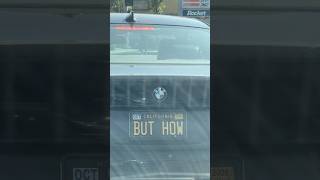 License Plate Message on S La Brea Ave in Inglewood, CA #licenseplate #inglewood