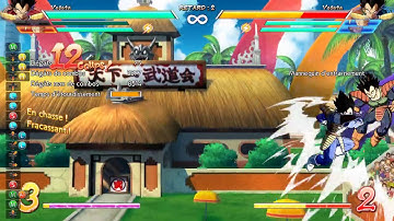 DBFZ - Base vegeta combo midscreen loop V2