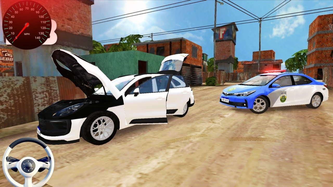 Rebaixados Eitle Brasil || The Terrorist Was Caught By The Policeman || Steering Wheel