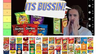 xQc the Legend Tier Lister's ultimate Chips tier list that cannot stop Bussin