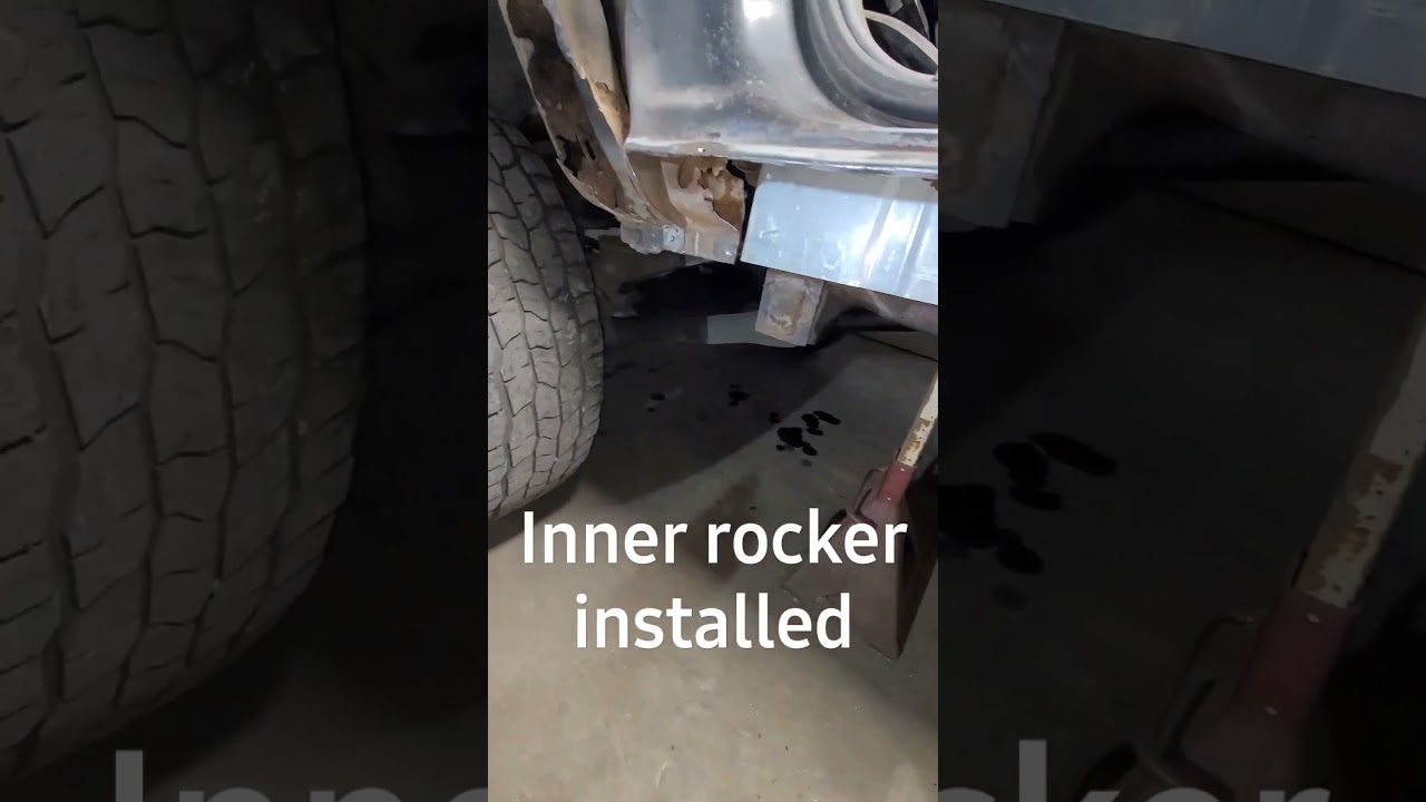 dodge Cummins inner rocker installed