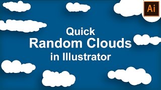Illustrator Tutorial | Quick Random Clouds