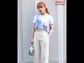 リネンブレンドのパンツが涼やか。ストライプシャツの斜めがけで遊んで。【UNIQLO SPECIAL SNAP NO.10】