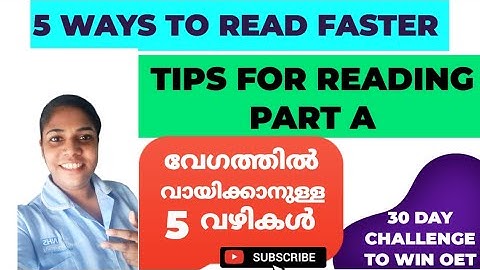 5 WAYS TO READ FASTER READING TIPS