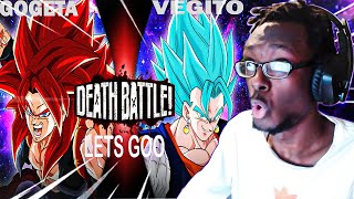 I KNEW HE WOULD WIN!!! Gogeta VS Vegito (Dragon Ball) | DEATH BATTLE! (REACTION)