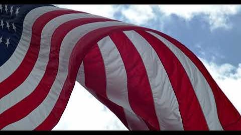 Free Stock Footage - 4k American Flag Waving