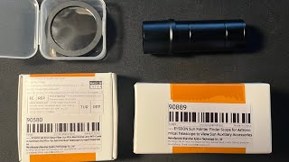 Unboxing Eysdon solar Filter and Solar Finder scope for my Svbony Sv501P Telescope