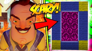 How to make A portal to the HELLO NEIGHBOR dimension in MINECRAFT