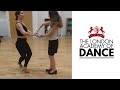 Demonstration and counting of the Salsa Choreography of the day, with one of our salsa students