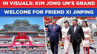 Xi Jinping In North Korea: Kim Jong Un's Grand Welcome For Friend| Show Of Strength In Pyongyang Xi Jinping In North Korea: Kim Jong Un's Grand Welcome For Friend| Show Of Strength In Pyongyang