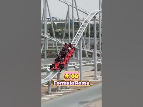 TOP 10 Scariest ROLLER COASTERS in the World #shorts - YouTube