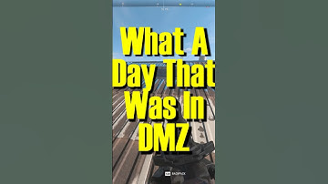 We Were Having A Great Day In DMZ!!
