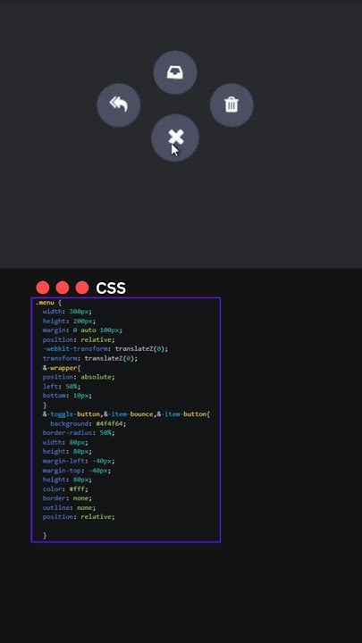 CSS Menu Button #coding #programming#shorts #trending # ...
