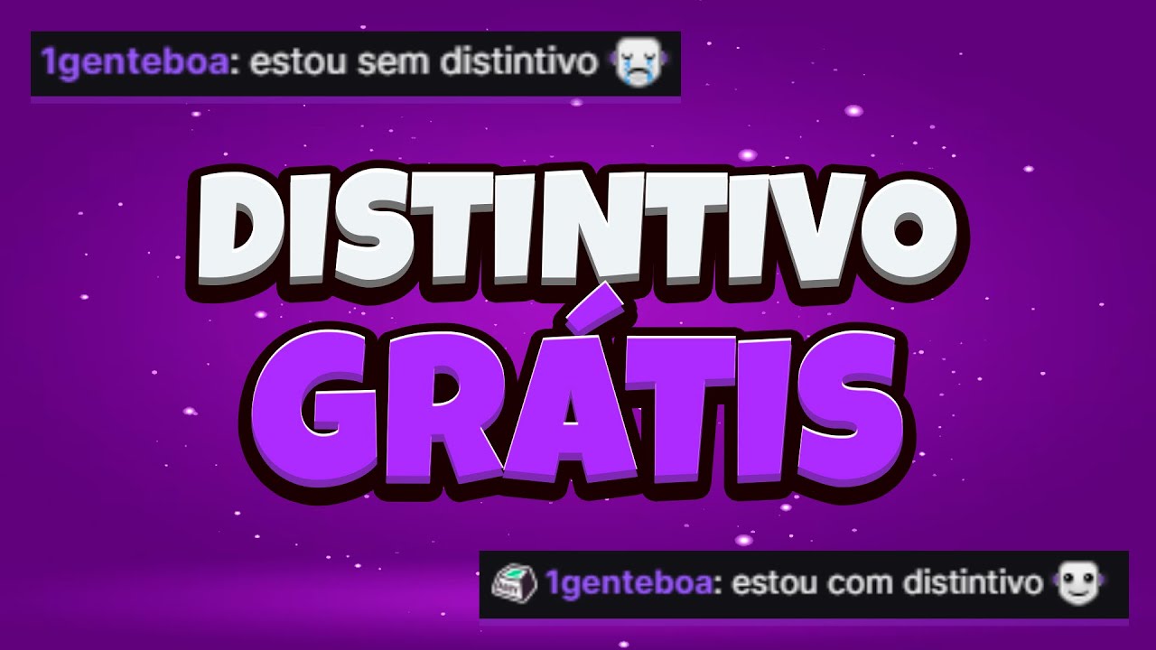 COMO TER UM DISTINTIVO GRÁTIS NA TWITCH (2024)