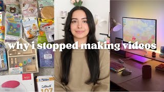 Why I Quit Youtube? Life Updates, Craft Haul and Setting Up My Desk!