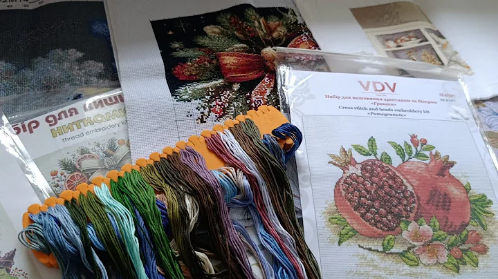 Embroidery plans for winter 2025-2026 (progress on existing projects and many, many more starts😁).