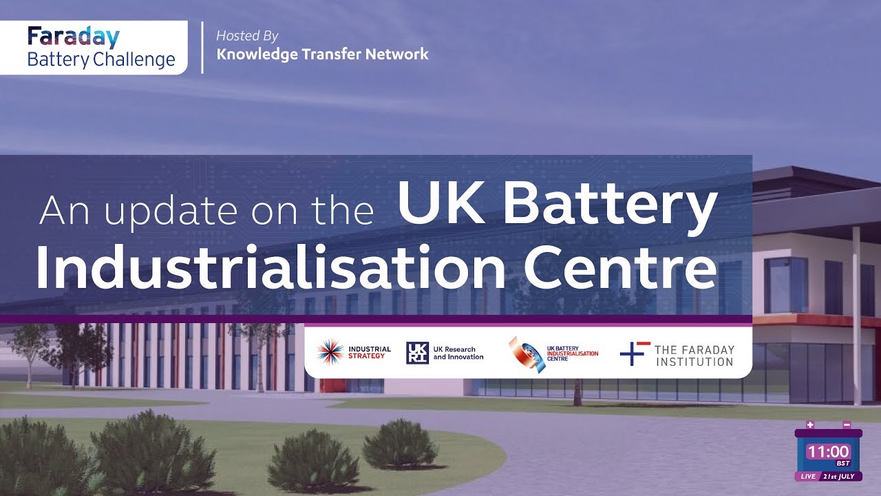 An update on the UK Battery Industrialisation Centre